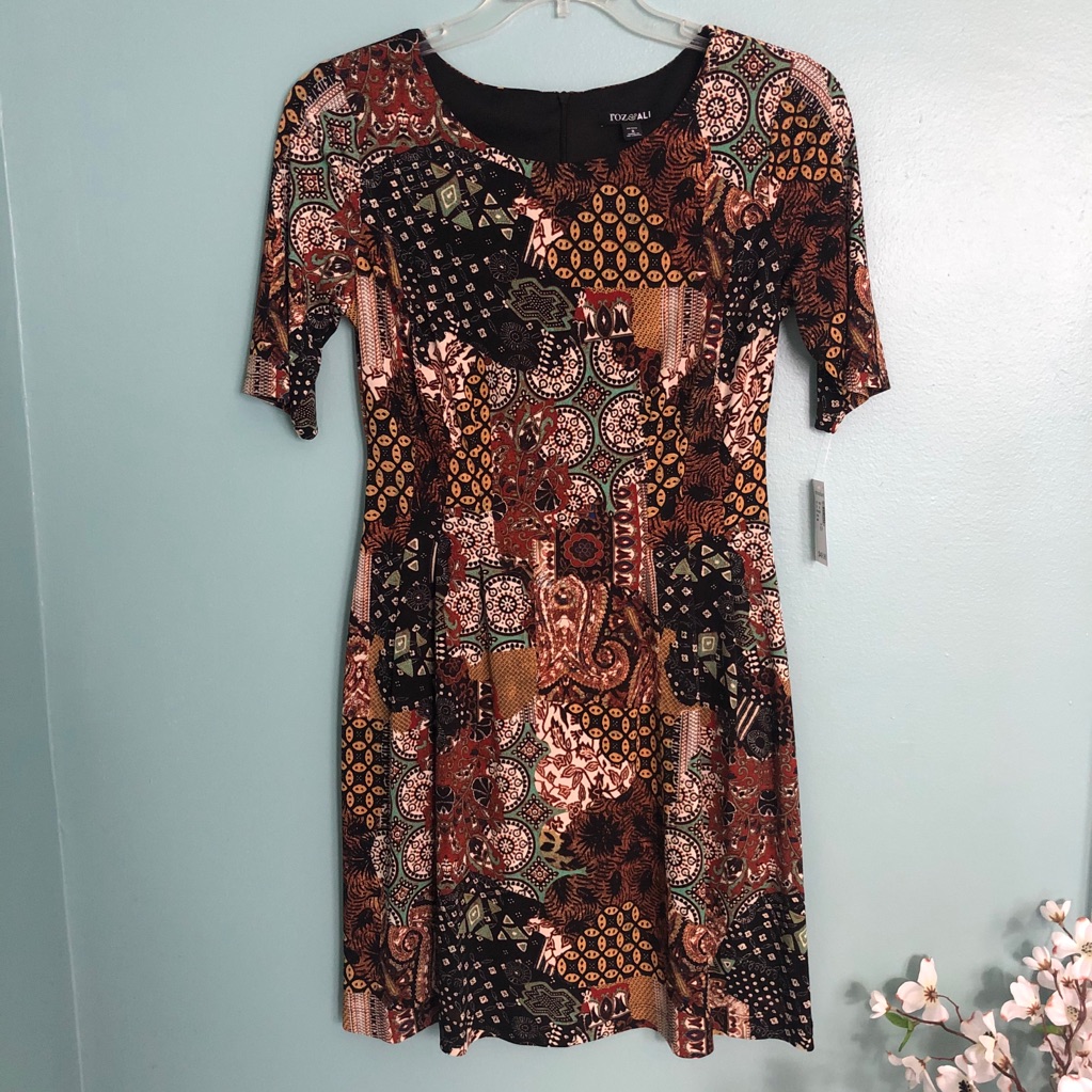 Multi Pattern Dress